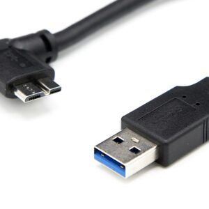 Angled Micro USB 3.0 Cable